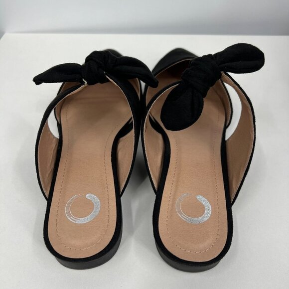Journee Collection Telulah Mules in Black SIze 7.5 MSRP $70 - Picture 5 of 11